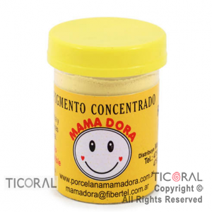 PIGMENTO CONCENTRADO P/PORCELANA FRIA AMARILLO PASTEL X 15GR X 1